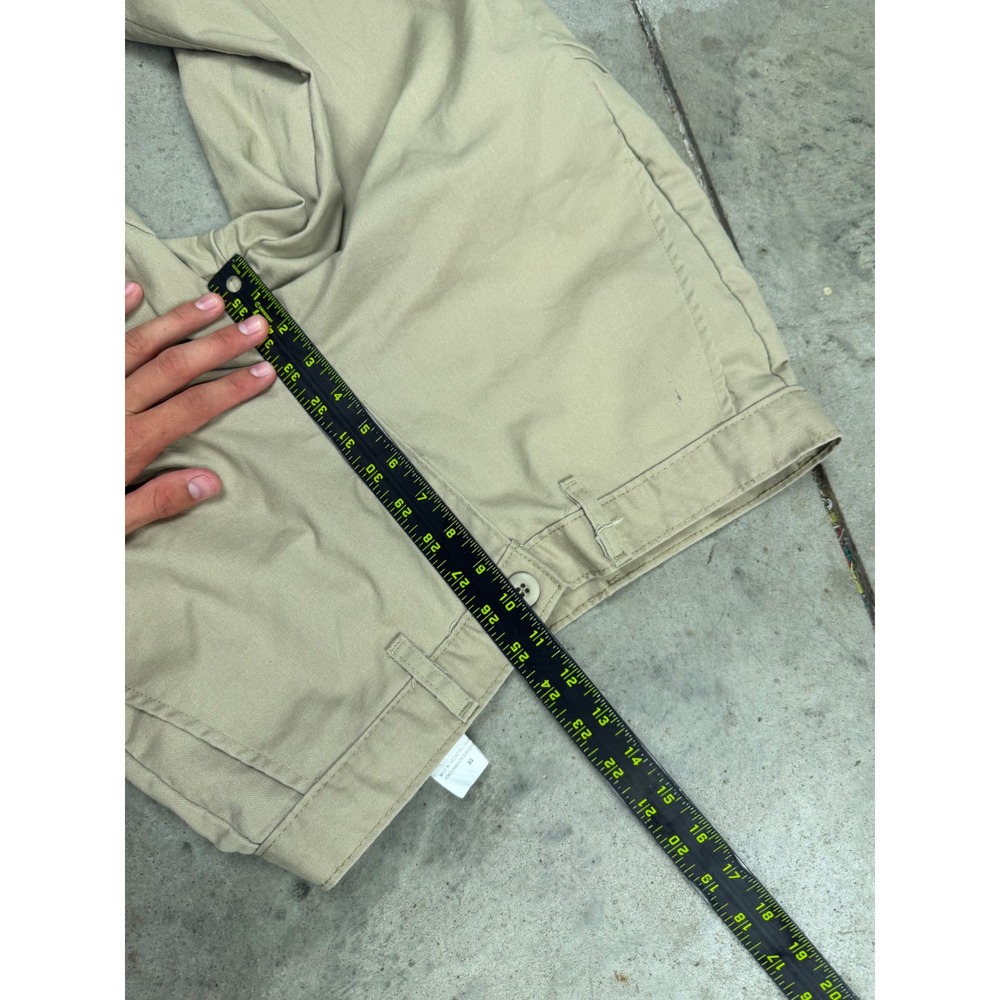 Vintage Genuine Dickies Mens Khaki Shorts Size 30 Baggy Loose Long Y2K - Picture 8 of 8